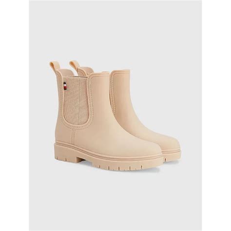 botas de lluvia tommy hilfiger mujer